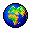 planet, earth, world, globe Black icon