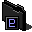 pluto, Folder Black icon