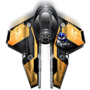 fighter, Kspaceduel, spaceship DarkSlateGray icon