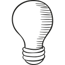 invention, light, Light Bulbs, technology, Electric, Idea, electricity Black icon