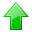 upload, Ascending, rise, increase, Up, Ascend Green icon