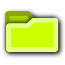 tip, Folder, hint, light, green, Energy Yellow icon