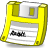 yellow, save, Floppy Yellow icon