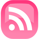 subscribe, Rss, feed HotPink icon