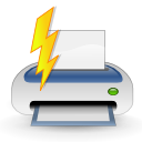 printer, quick, Filequickprint, Print, document, paper, File WhiteSmoke icon