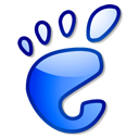 Gnome, App DarkBlue icon