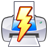 Print, Filequickprint, lightning, power, quick, printer DimGray icon