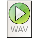 Audio, Wav Black icon