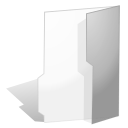 Folder, gray Snow icon