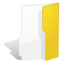Folder, yellow Snow icon