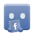 Sn, Facebook, social network, Social LightSlateGray icon