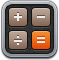 Calc, mathematics, calculator, calculation, math DarkSlateGray icon
