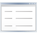 File, list, view, Text, document, listing Snow icon