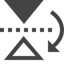 Arrows, turn, triangle, Multimedia Option, Arrow DarkSlateGray icon