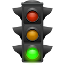 Traffic light, Daemon DarkSlateGray icon