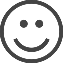 smile, Gestures, Face, Emoticon, happy DarkSlateGray icon
