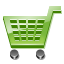 Cart, shopping ForestGreen icon