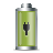 pluged, pluged in, Battery DarkKhaki icon
