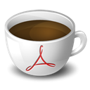 Coffee, Acrobat Black icon