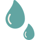 drop, nature, water, Teardrop, raindrop, Rain, weather, drops CadetBlue icon
