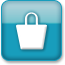 bluestyle, shopping LightSeaGreen icon