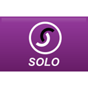 solo, Credit card, straight Purple icon
