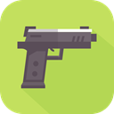Gun, weapons, war, Arm, pistol DarkKhaki icon