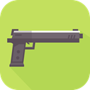 Crime, Arm, weapons, Gun, pistol DarkKhaki icon