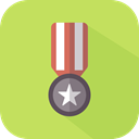 award, medal, Certification, Quality, winner DarkKhaki icon
