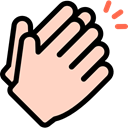 Gestures, Clap, Hands PeachPuff icon