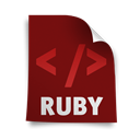 ruby, Page Maroon icon