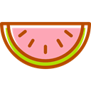 food, vegetarian, vegan, Healthy Food, Fruit, diet, watermelon Black icon