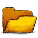 Folder, Empty DarkGoldenrod icon