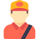 Delivery Man, Occupation, Avatar, Courier, profession, people, job, Driver Tomato icon
