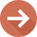 Multimedia Option, Orientation, Arrows, next, directional, skip IndianRed icon