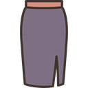 Femenine, fashion, skirt, Clothes, Garment Gray icon