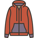 jacket, fashion, Garment, clothing, Clothes IndianRed icon