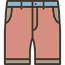 Shorts, trousers, Clothes, fashion, pants, Garment DarkSalmon icon