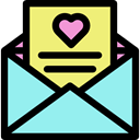Wedding Invitation, envelope, mail, Letter PaleTurquoise icon