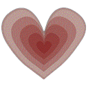 Heart, transparent Gray icon