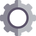 settings, Gear, cogwheel, Tools And Utensils, configuration LightSlateGray icon