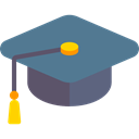 education, mortarboard, Graduate, Cap SlateGray icon