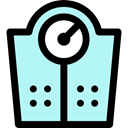 weight, fitness, scales, scale PaleTurquoise icon