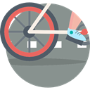 Bicycle, fitness, Bike, sports, cycling, racing LightSlateGray icon