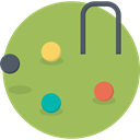 Maze, Croquet, sports, Ball, Game DarkKhaki icon
