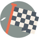 Motorbikes, formula 1, flag, sports, racing LightSlateGray icon