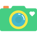 photograph, photo camera, picture, technology MediumSeaGreen icon