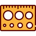 Measurement, scales, ruler, Tools And Utensils SandyBrown icon