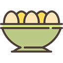 eggs, Basket, nutrition, organic, egg, food Tan icon