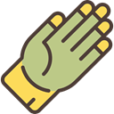 protections, Protectors, gloves, glove, Hand Tan icon